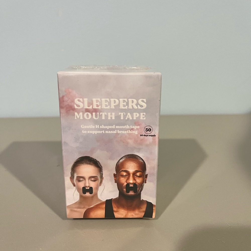 H shaped mouth tape